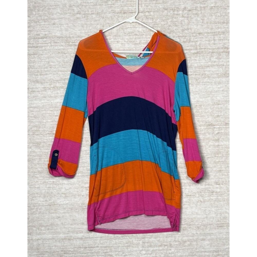 Beach Candie Long Sleeve Shirt Made By Margery Josephs Sz Xl - Picture 2 of 7